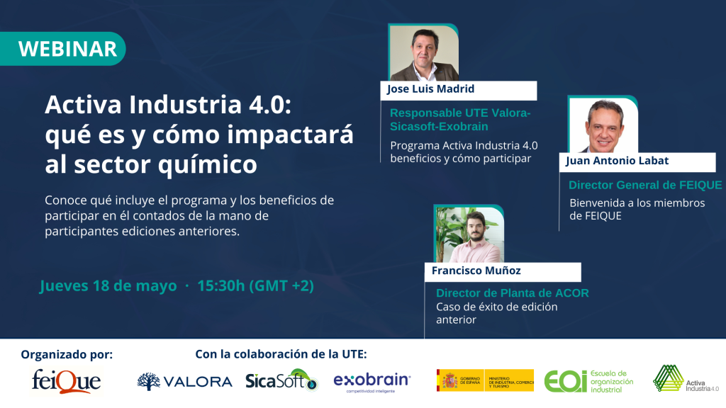 INVITACIÓN WEBINAR ACTIVA INDUSTRIA 4.0 - FEQPA