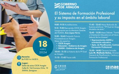 INVITACIÓN-Jornada El sistema de Formación Profesional y su impacto en el ámbito laboral. Jueves 18 abril