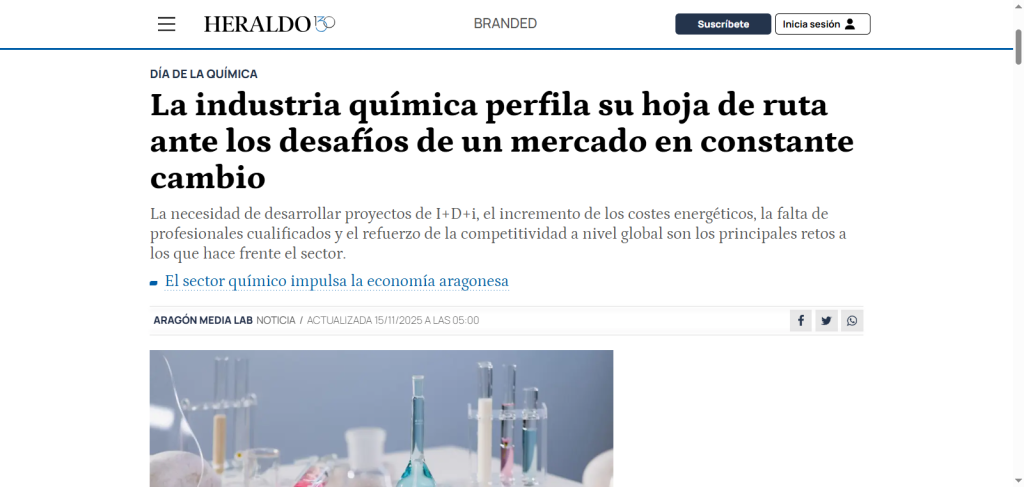 La-industria-química-perfila-su-hoja-de-ruta-ante-los-desafíos-de-un-mercado-en-constante-cambio
